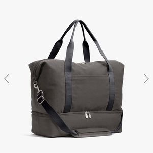 Catalina Deluxe large- A weekender bag in Ash Grey with shoe compartment
